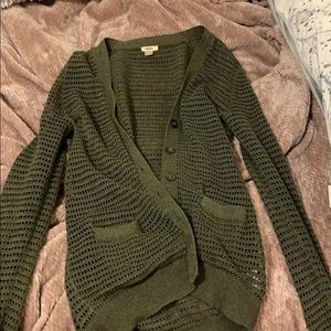 Fossil olive green sweater